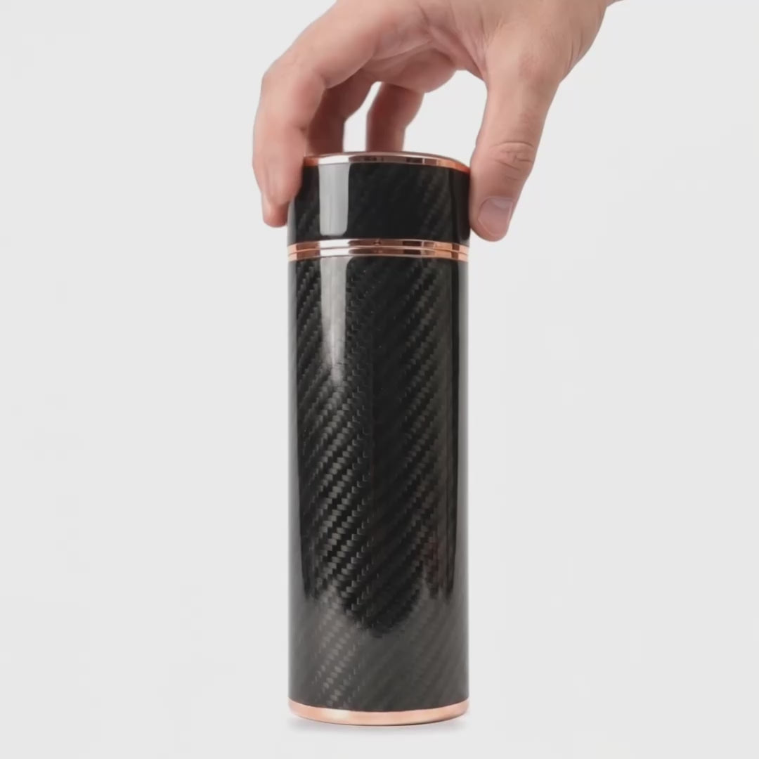 CarbonFlow Gold: ice cold water, then steaming hot coffee