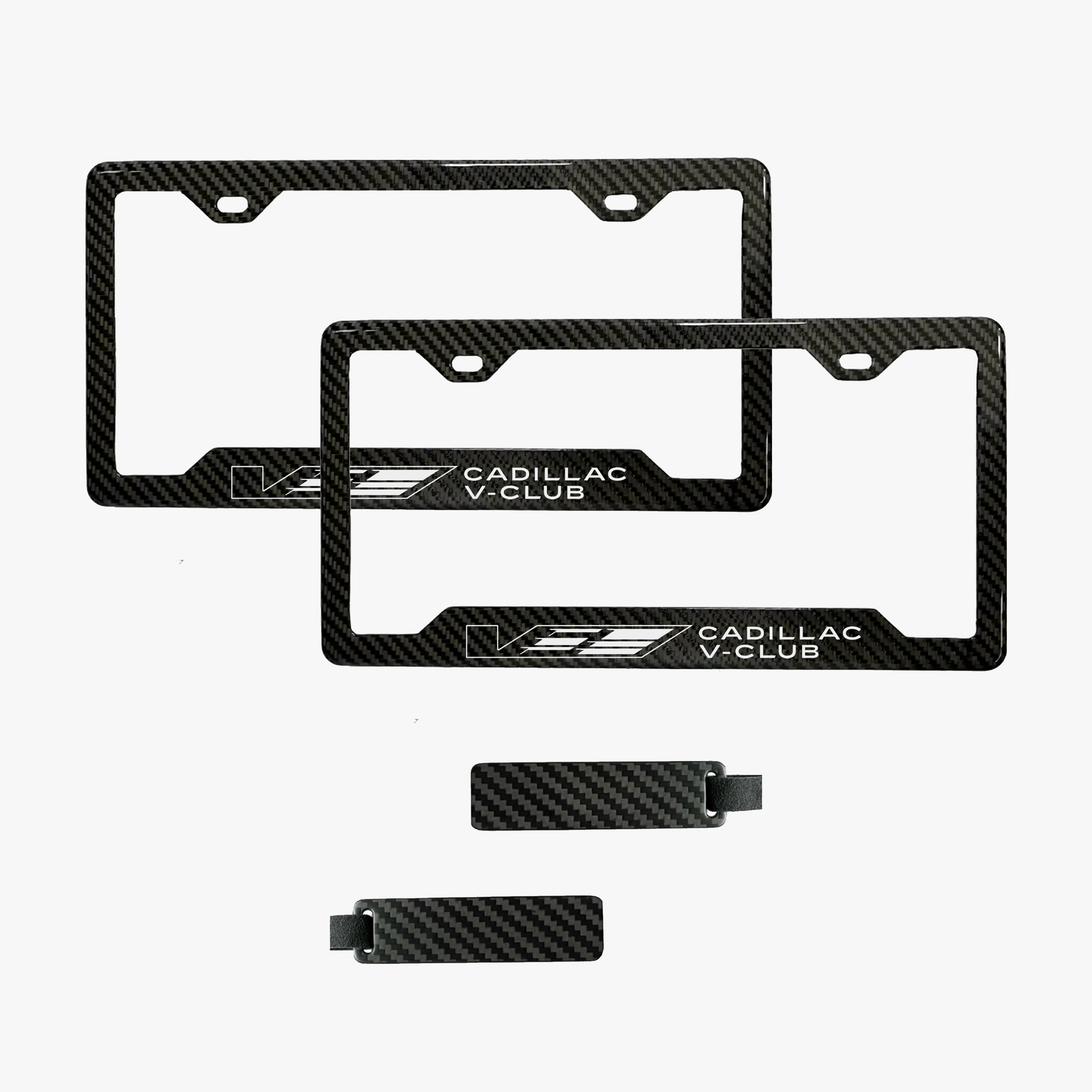 Puerto Rico carbon fiber plate frame close-up